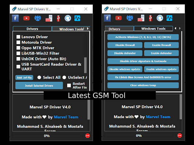 Latest MARVEL SP DRIVER V4.0 FREE Download 2024