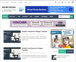 Download Template yang dipakai Arlina Design Gratis