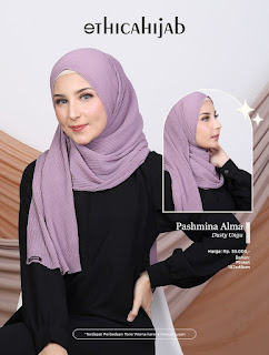 Pashmina Alma Dusty Ungu