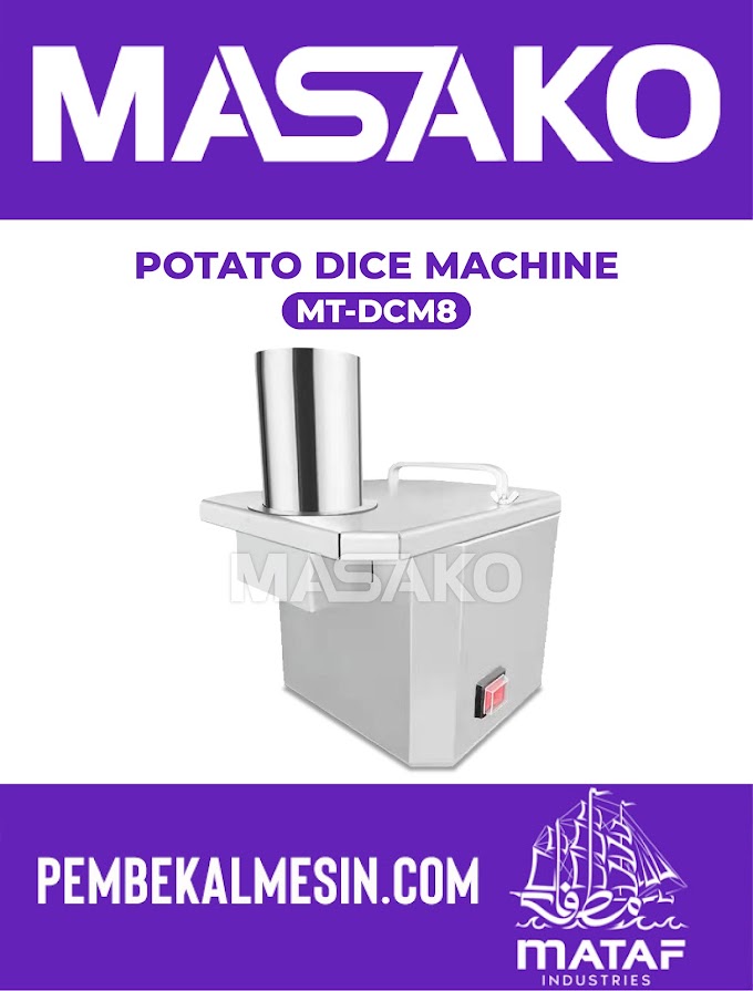 MASAKO Potato Dice Machine (MT-DCM8)