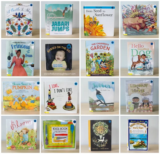 Montessori friendly books for August! These books are on our library shelves for the month! 