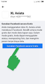 Cara Menampilkan Tombol Mode Gratis Facebook Yang Hilang