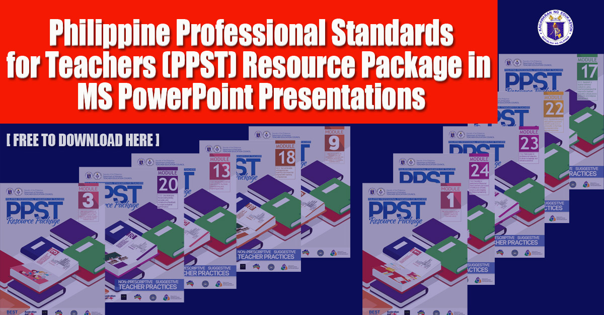 Philippine Professional Standards For Teachers Ppst Resource Package In Ms Powerpoint Presentations