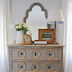 Soft Surroundings Dresser and One Finished Wall in our Master Bedroom