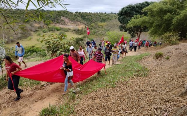 Página oficial do MST anuncia ocupação de fazenda no município de Jacobina, na Chapada Diamantina 