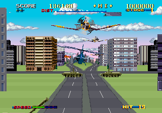 Jogo de tiro Thunder Blade ROM para Arcade