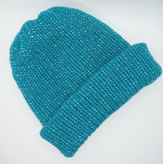 Womens Knit Beanie Hat Teal