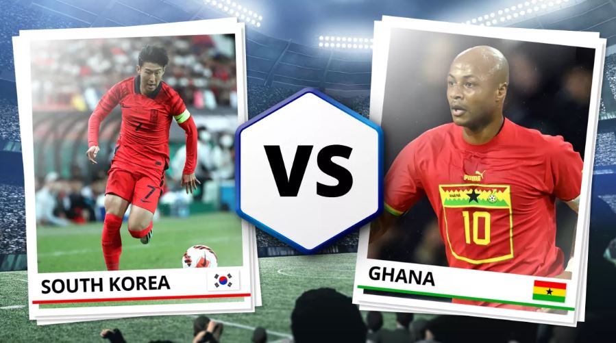 দক্ষিণ কোরিয়া বনাম ঘানা লাইভ খেলা - South Korea Vs. Ghana Live FIFA World Cup 2022