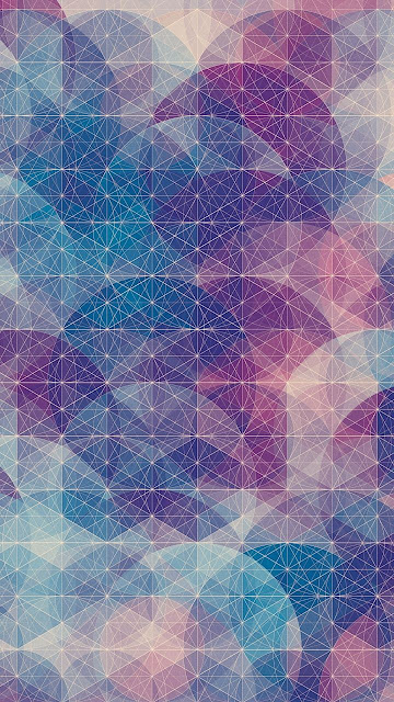 blue geometric shapes background vector