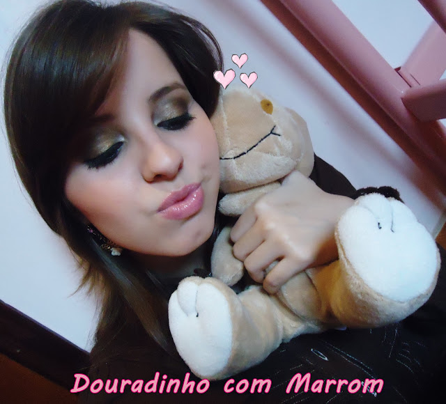 make dourado com marrom