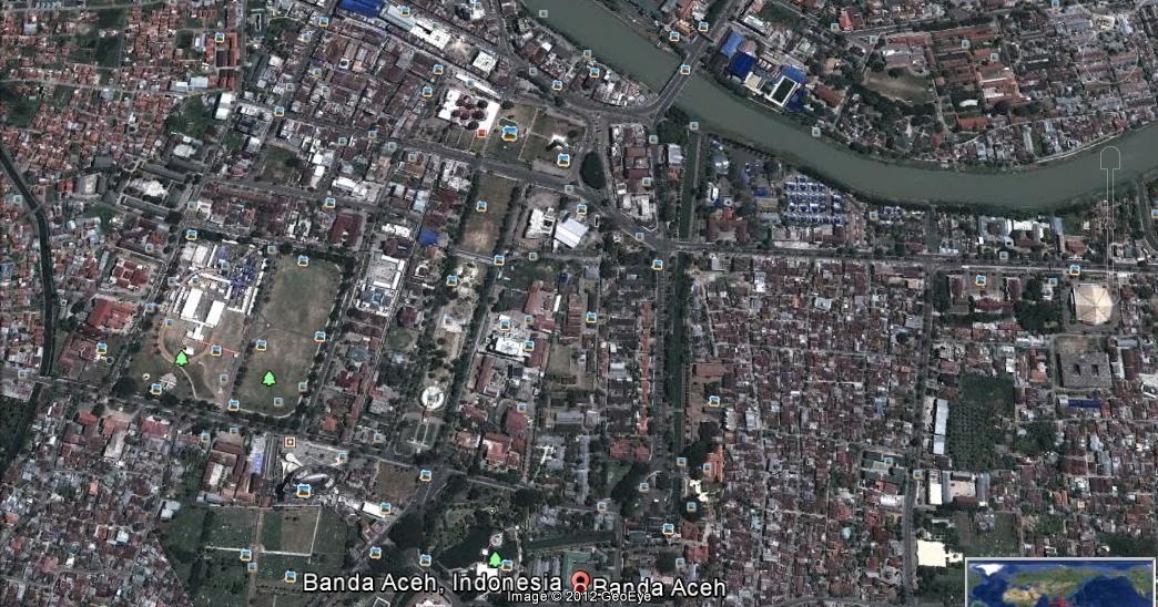 Contoh Makalah: Hasil Peta Pencitraan dari Google Earth 