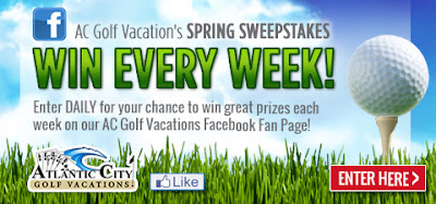 AC Golf Vacation's Spring Sweepstakes