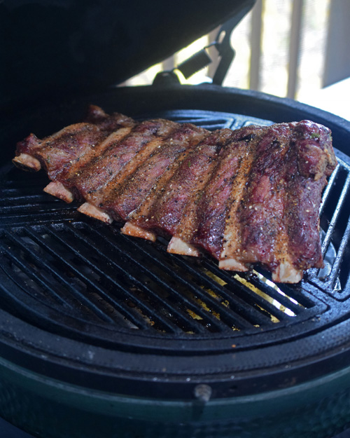 Thai-style Beef Back Ribs on the Big Green Egg