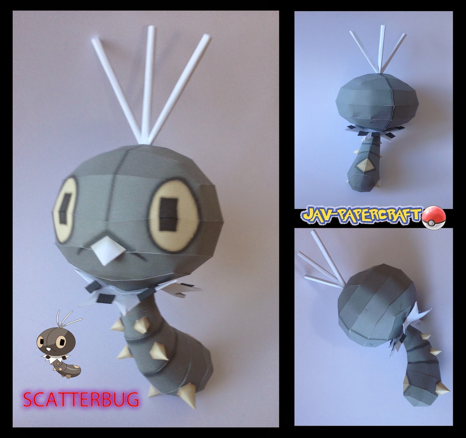 Pokemon Scatterbug Papercraft