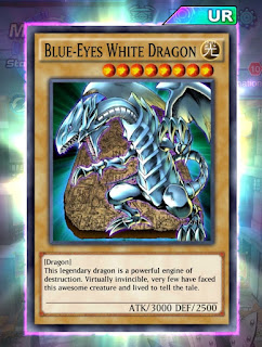 Blue eyes white dragon