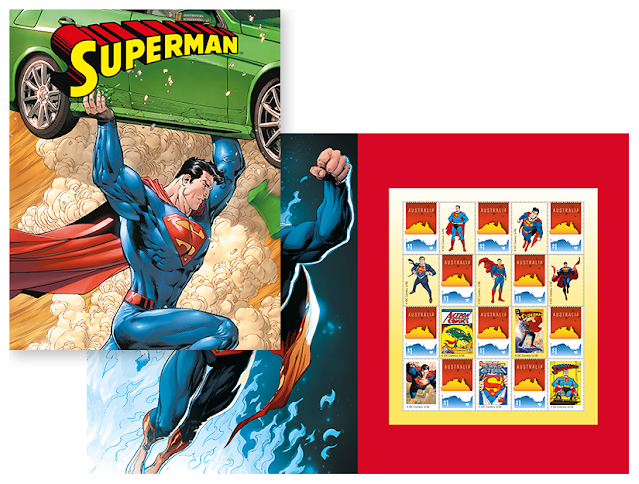 2018 Australia Post : Superman 80th Anniversary Stamp Pack