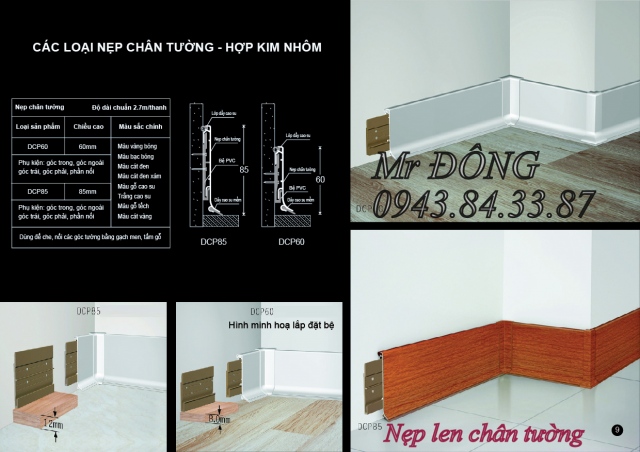 len chân tường dcp85