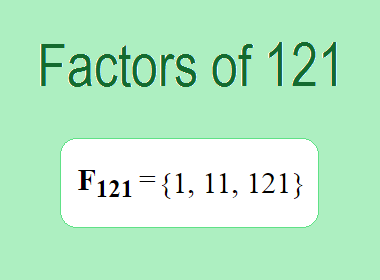 Factors of 121