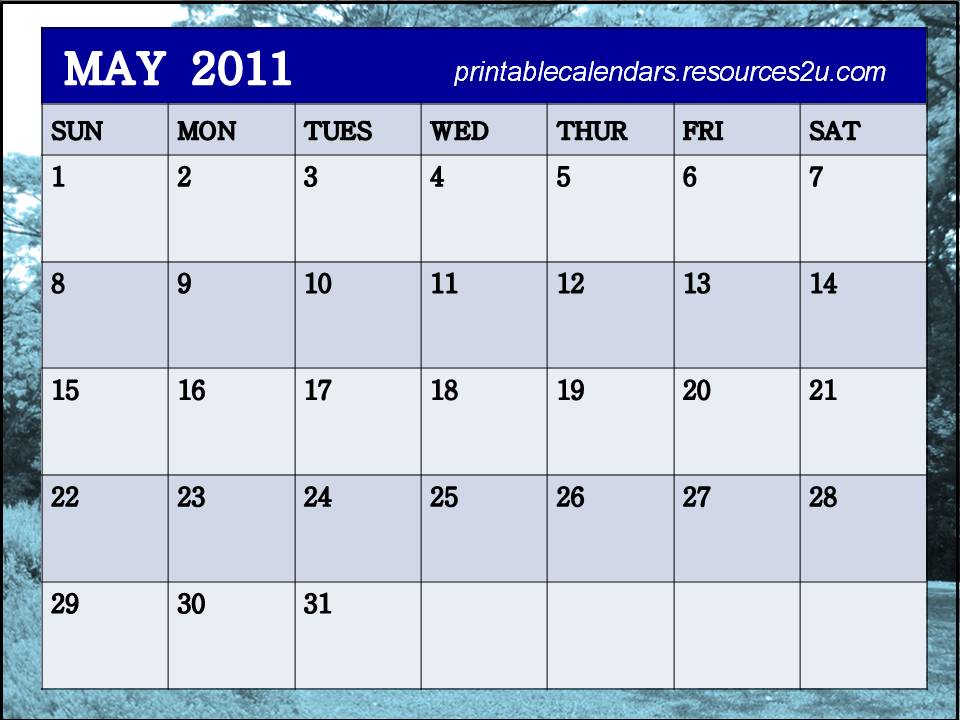 may 2011 calendar pdf. may 2011 calendar printable