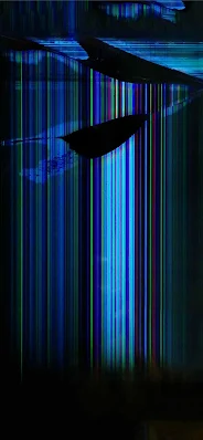 Damaged Screen Vertical Lines iPhone 11 Wallpaper