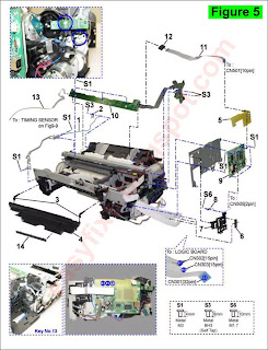 How to disassemble Canon iP4700, iP4720, iP4740, iP4750, iP4760, iP4780