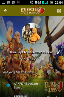 BBM Tema Clash Of Clans COC Apk Terbaru