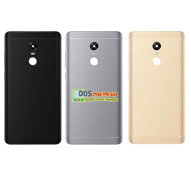 Nắp lưng xiaomi redmi note 4x kim loại 