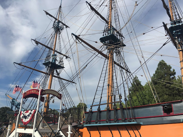 Sailing Ship Columbia Loading Platform Disneyland Rivers of America