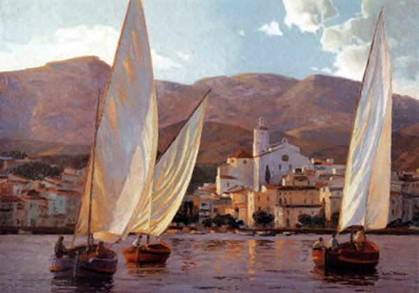 Kiku Poch, Cadaqués en pintura, Pintura Catalana, Pintores españoles, pintura española, impresionismo español 