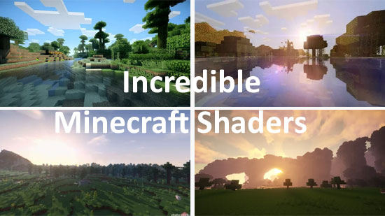 DOWNLOAD FREE  TOP 4 SHADERS FOR MCPE LIKE RAY TRACING