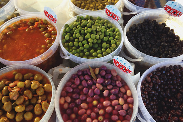 Olives at Playa Flamenca market