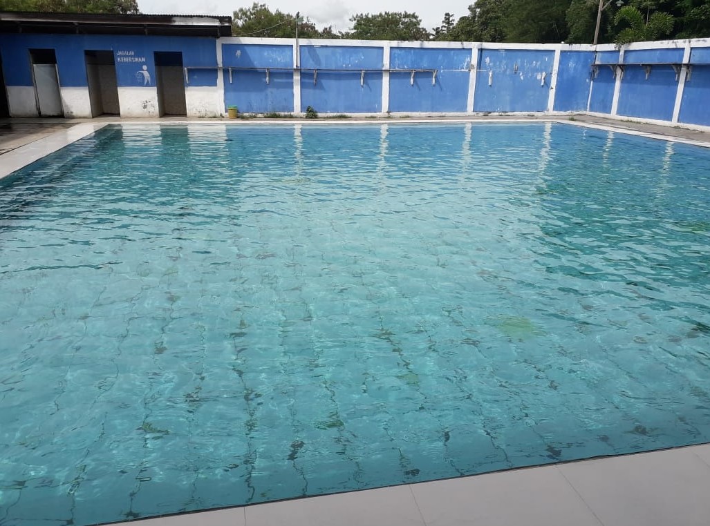 Wisata kolam pemandian air panas bandar lampahan