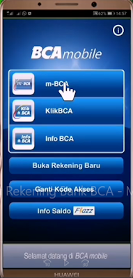 Cara Mutasi BCA Mengunakan m-BCA 1