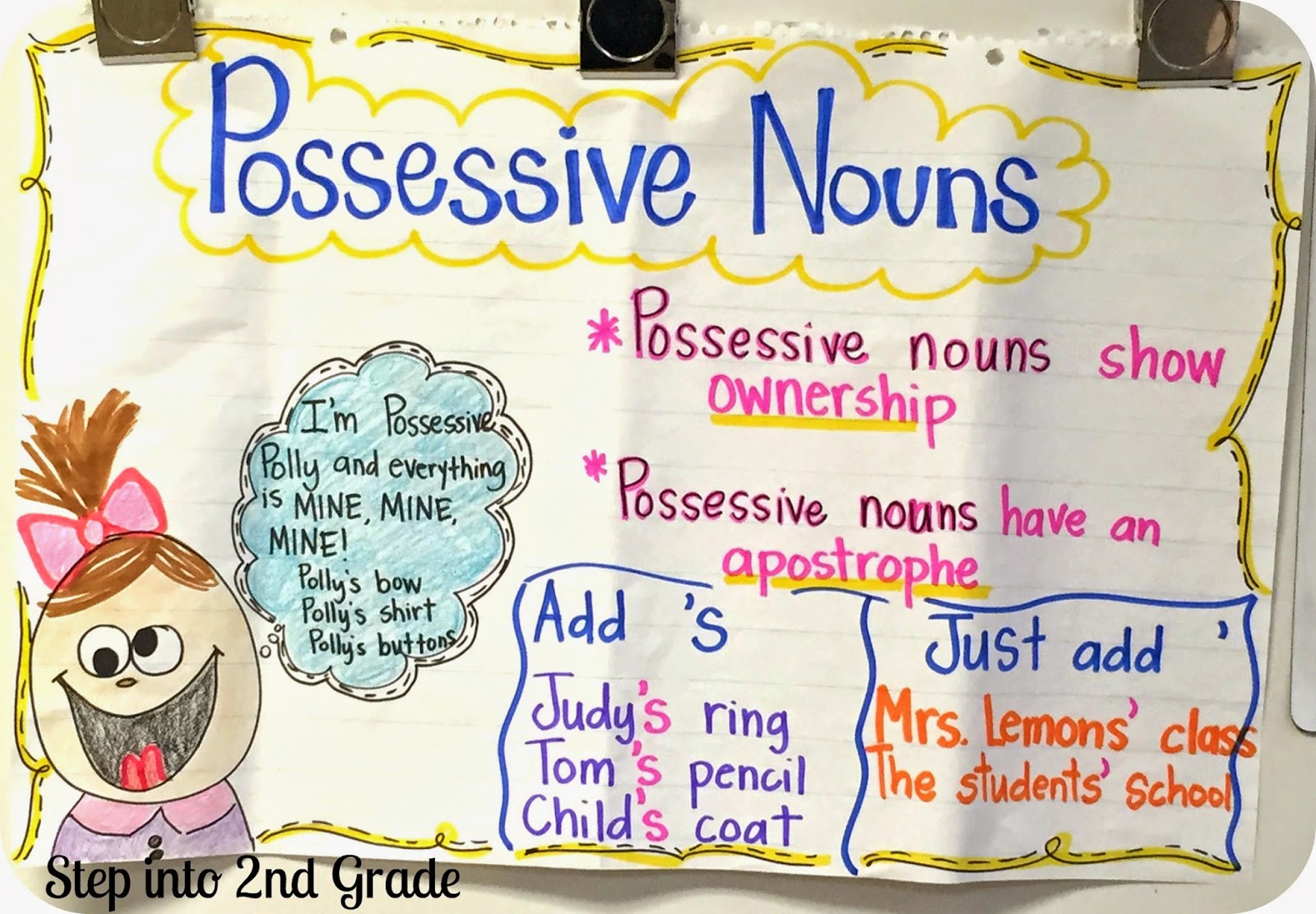 Possessive Nouns | Step into 2nd Grade with Mrs. Lemons | Bloglovin'