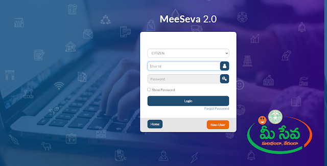 Meeseva Citizen Login