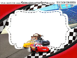 Cars 3: Free Printable Candy Bar Labels