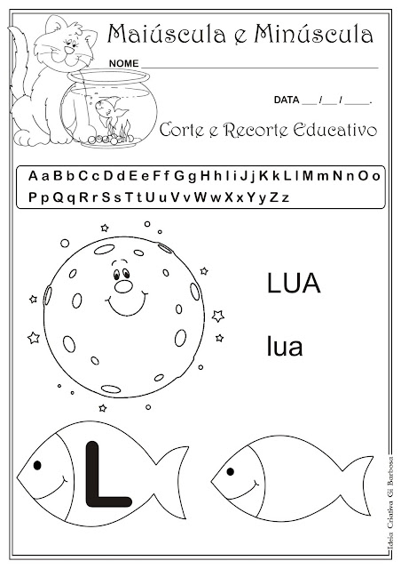 Caderno de Atividades Grátis para imprimir - Corte e Recorte Educativo