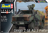 Revell 1/35 Dingo 2 GE A2.3 PatSi (03284) Colour Guide & Paint Conversion Chart