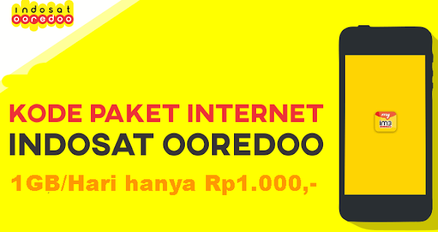 Kode Paket Internet Indosat Murah - Hanya 1000,- Dapat 1GB