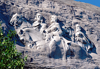 Confederate Memorial Carving, USA