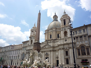 Igreja Sant'Agnese in Agone  Piazza Navona em Roma Itália