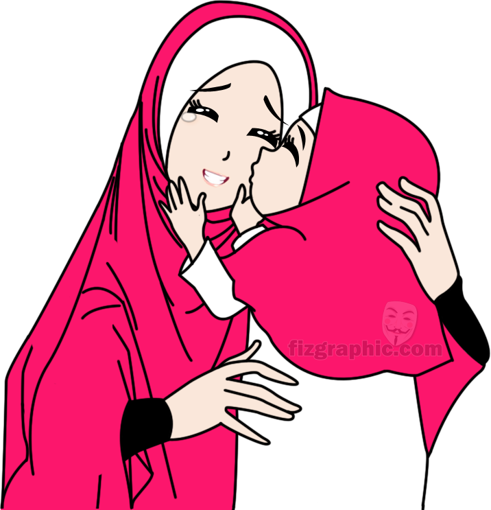Kumpulan Gambar Animasi Ibu Dan Anak Muslimah Kumpulan Kartun