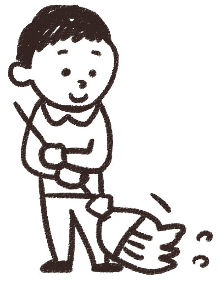 掃除をしている男の子のイラスト ゆるかわいい無料イラスト素材集 掃除をしている男の子のイラスト ゆるかわいい無料イラスト素材集