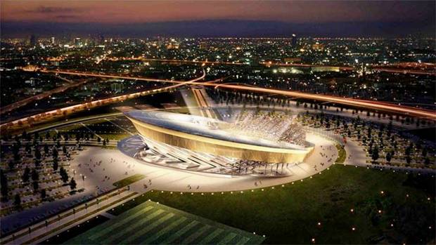 Russian stadiums for the World Cup in 2018