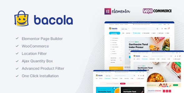 Bacola v1.1.4 – Grocery Store and Food eCommerce Theme