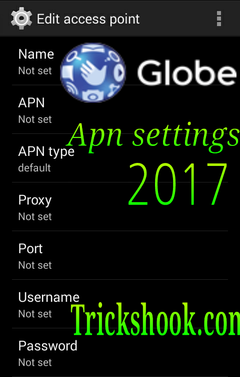 Globe Apn Settings