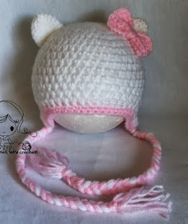 PATRON GRATIS GORRO HELLO KITTY DE CROCHET 2569