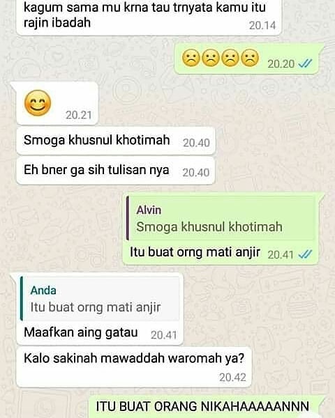  Meme Lucu Chat Wa Ala Model Kini