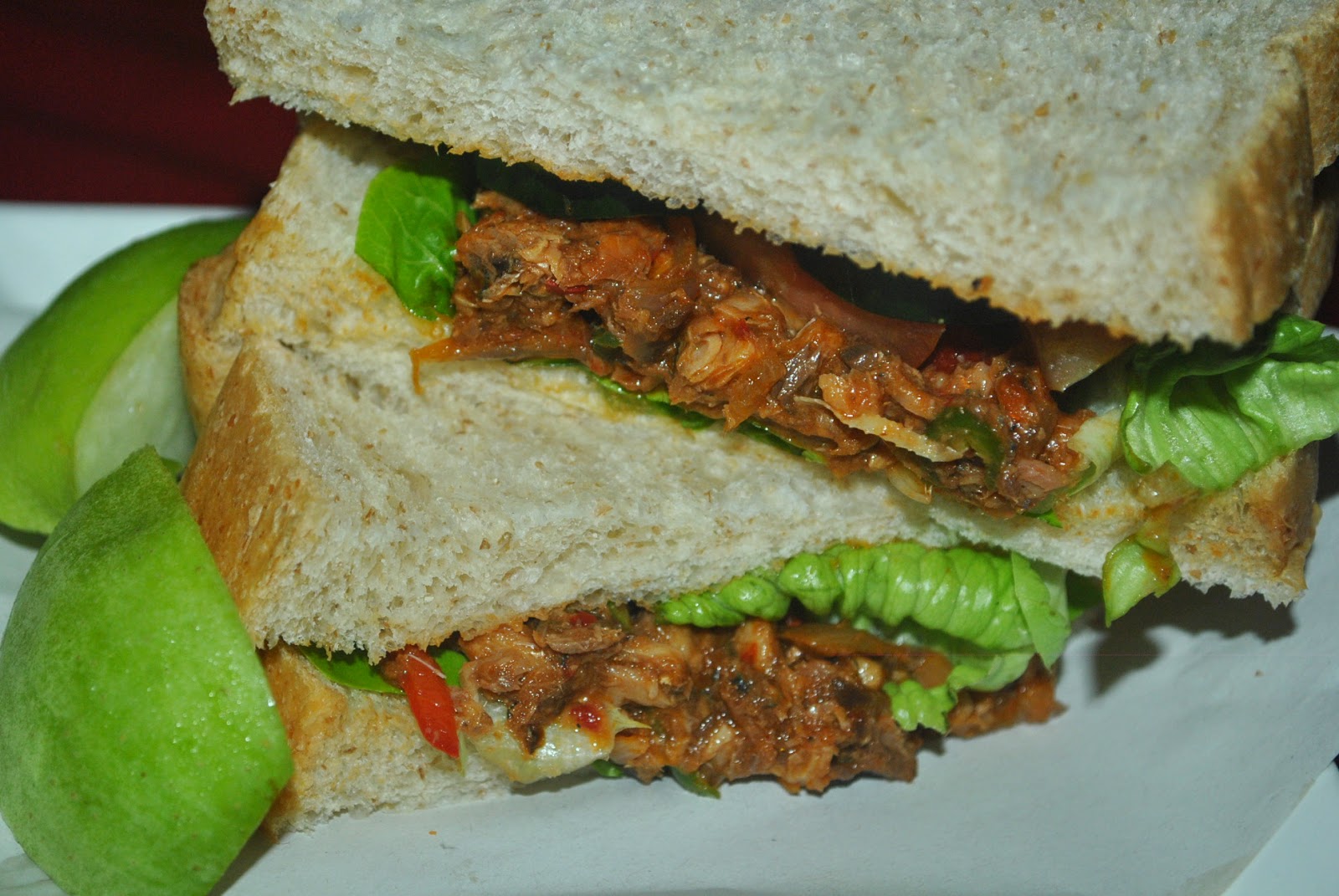 Sardine Sambal Sandwich Recipe