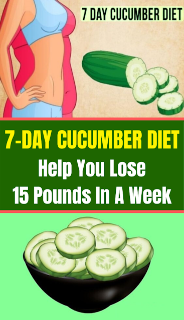 7-Day Cucumber Diet Help You Lose 15 Pounds In A Week